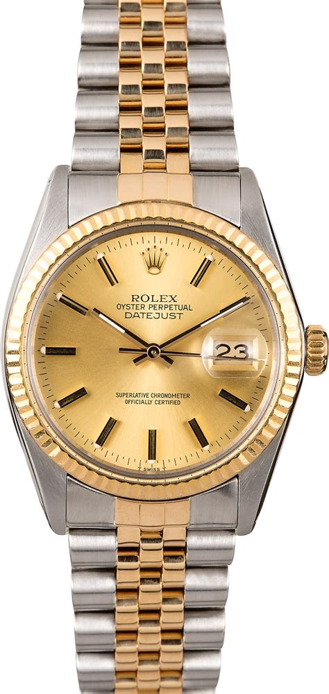 rolex datejust 36mm 16013